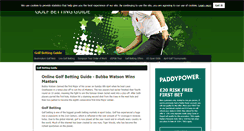 Desktop Screenshot of golf-betting-guide.com