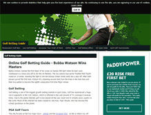 Tablet Screenshot of golf-betting-guide.com